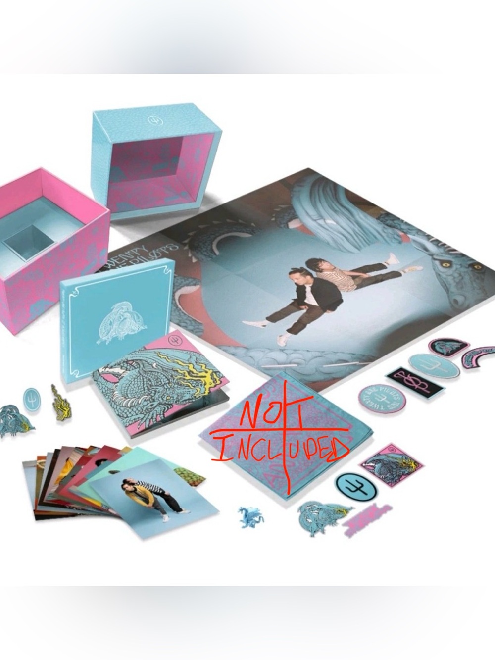 Scaled and icy box set twenty one pilots opened once